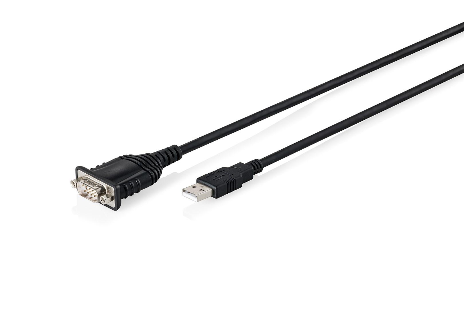 DIGITUS USB 2.0 til RS232 adapterkabel 1,8 m med FTDI FT232RNL-chipset