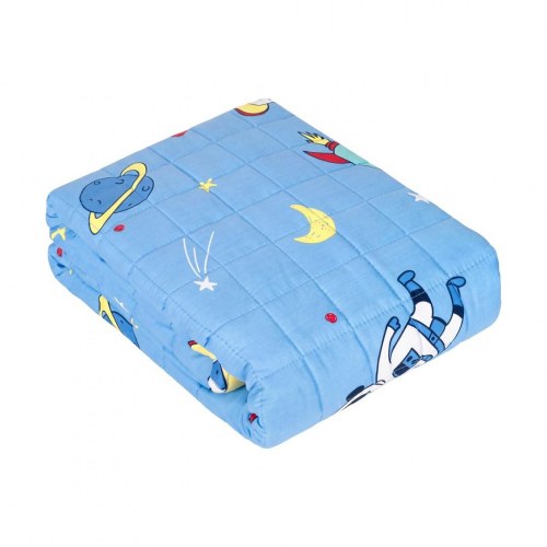 Rebel PREMIUM tyngdedyne i bomuld til børn 100 x 150 cm 5 kg - kosmos