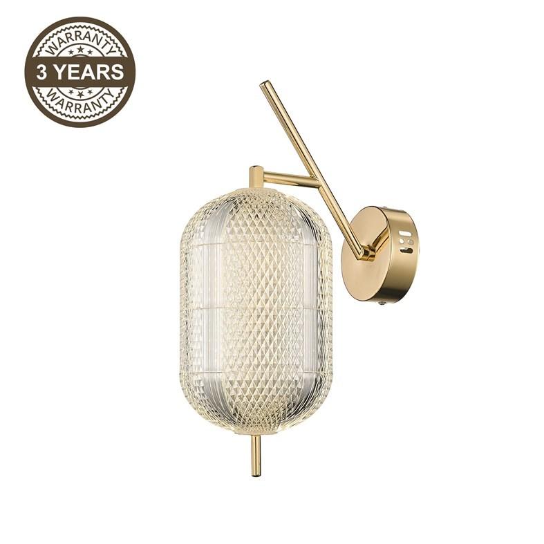 LED væglampe C2360-1C i guld