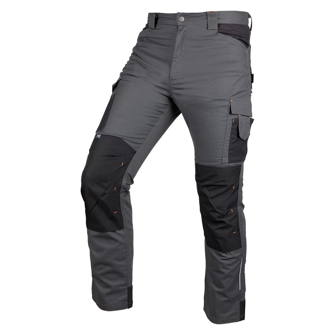NEO TOOLS Mix&Match arbejdsbukser i canvas med Cordura-forstærkninger grå/sort XXXL