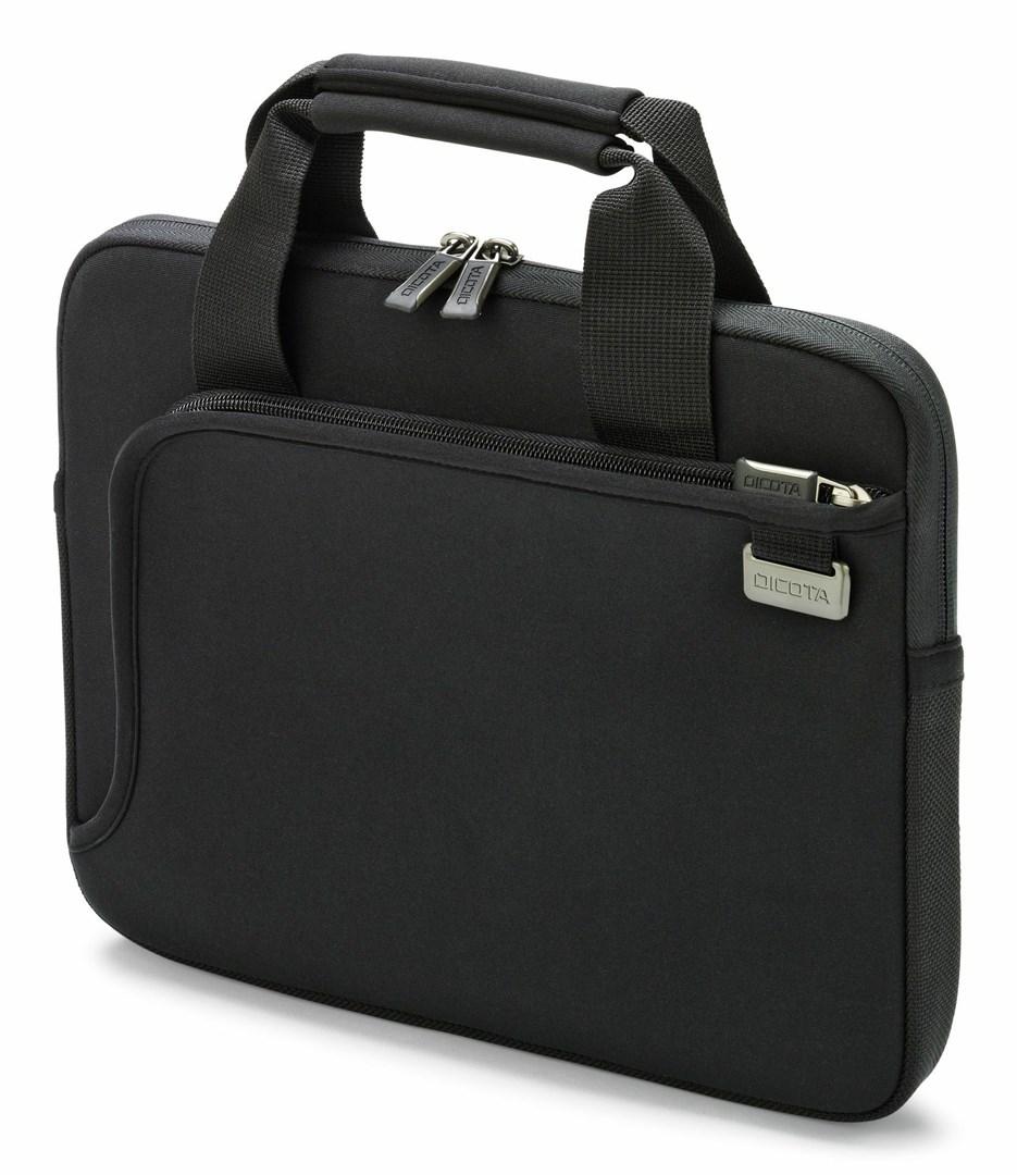 Dicota Laptop Sleeve SMART 10-11,6" sort computertaske i neopren med lynlås og frontlomme