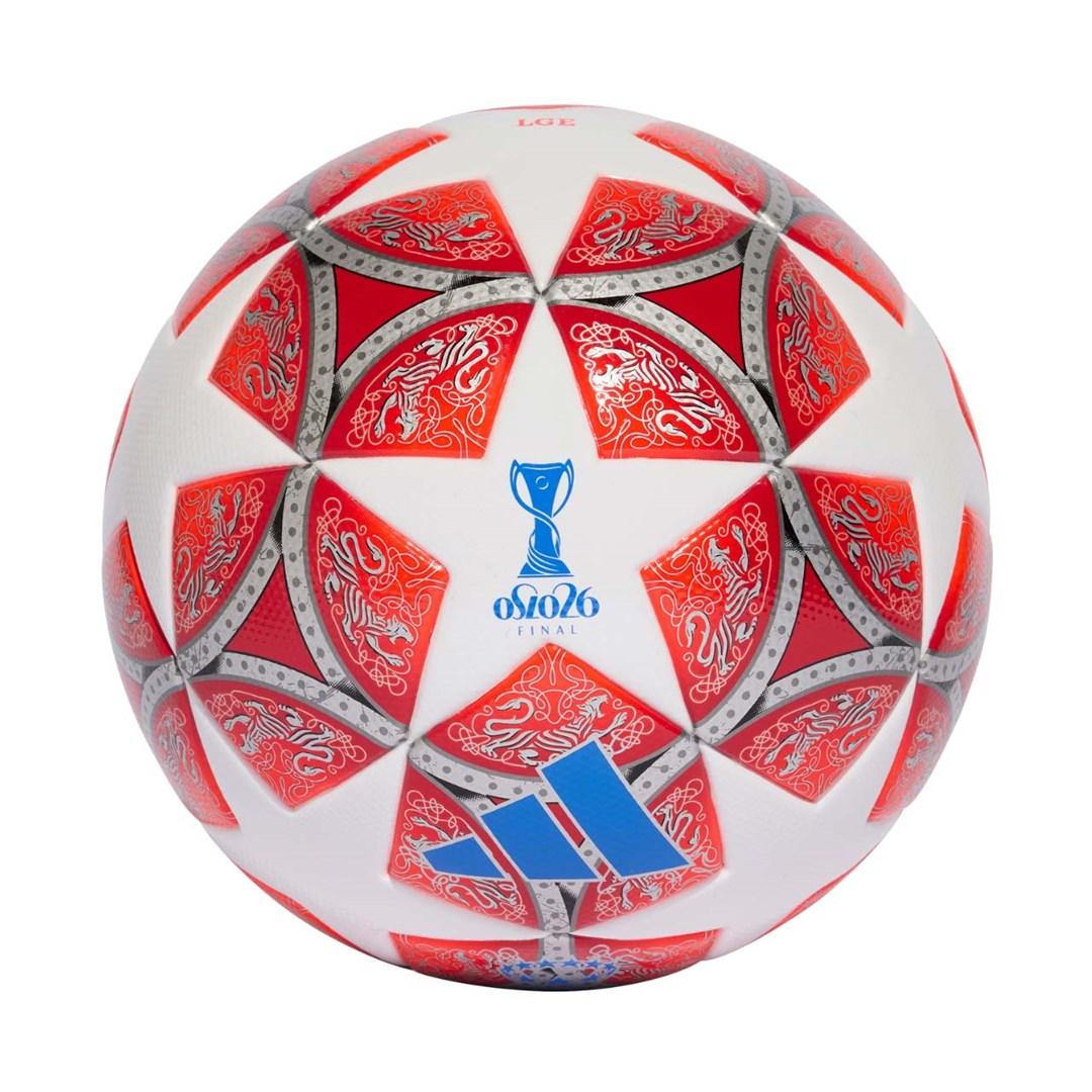 adidas Women's UCL 25/26 Final League fodbold str. 5 - hvid/rød