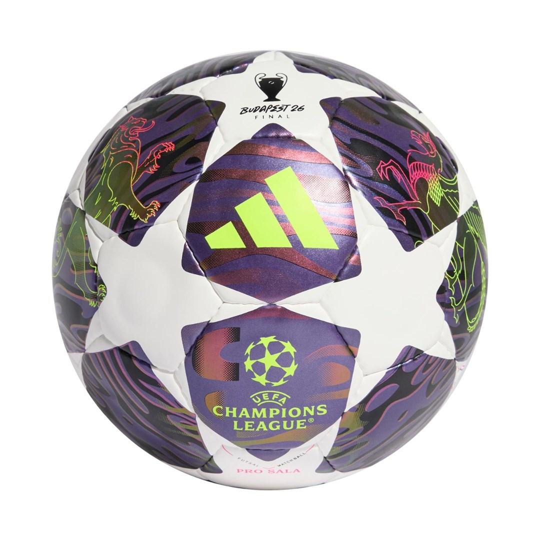 adidas UCL 25/26 Final Pro Sala futsalbold - lilla/hvid