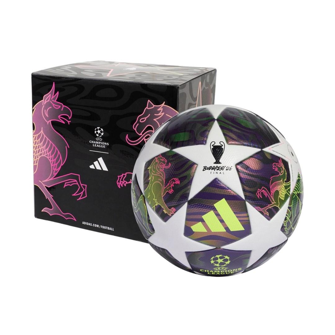 adidas UCL 25/26 Final League Box fodbold str. 5 - lilla/hvid