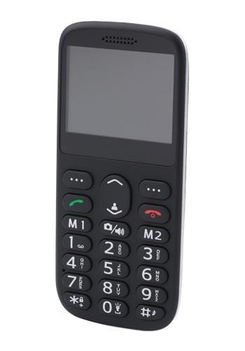 Olympia SUN mobiltelefon med store taster - sort
