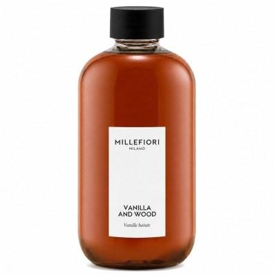 Millefiori Vanilla & Wood duftpinde refill 500 ml