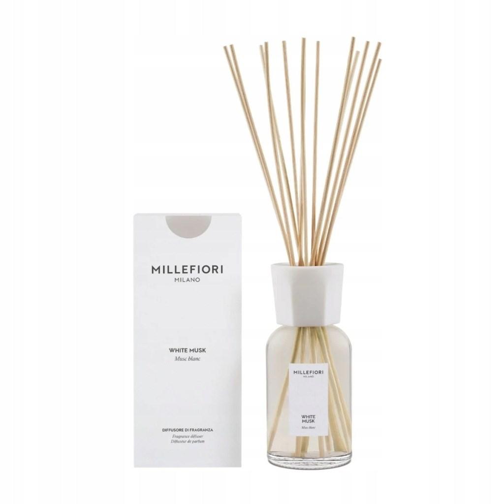 Millefiori Reed Diffuser 100 ml Hvid Moskus duftdiffuser