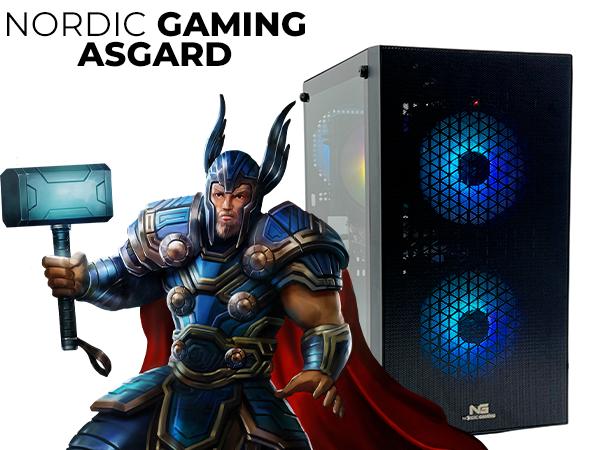 Nordic Gaming Asgard Thor V9 gaming-PC - Core Ultra 5, 16 GB, 1 TB SSD, RX 9070 GRE