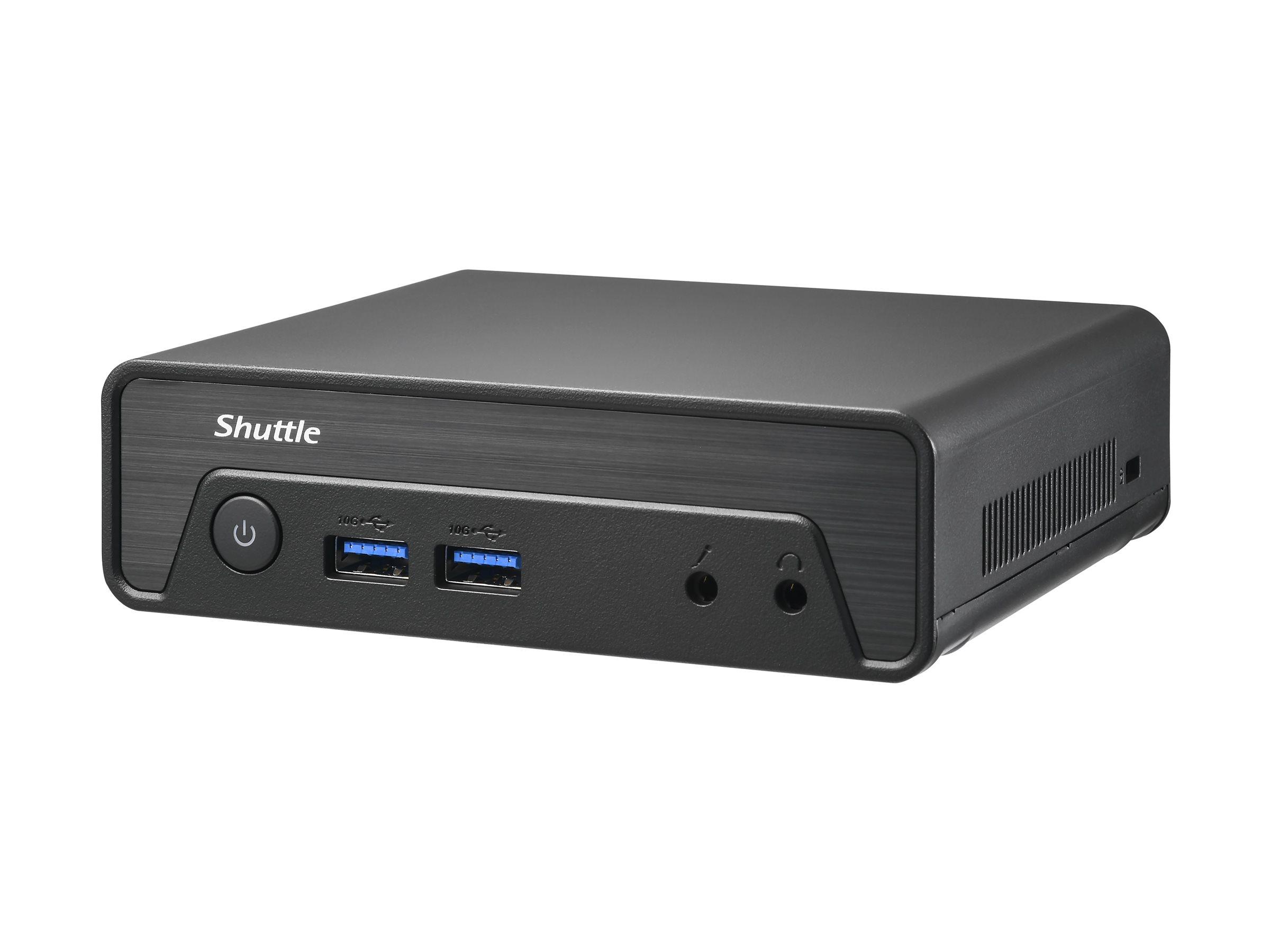 Barebone mini-pc Shuttle XPC nano NE10N N100 - sort