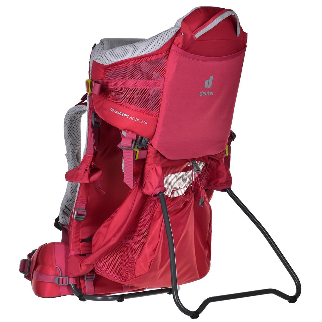 Deuter Kid Comfort Active SL, Baby bærerygsæk, Dreng/Pige, 22 kg, Rød, Polyamid
