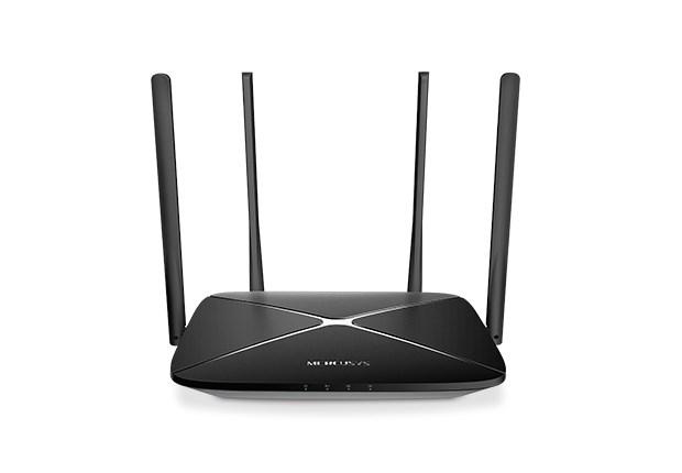 MERCUSYS AC12G trådløs router med dual-band Wi‑Fi 5