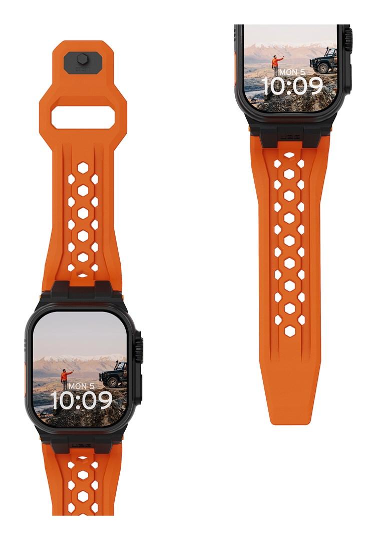UAG smartwatch-rem til Apple i orange/sort