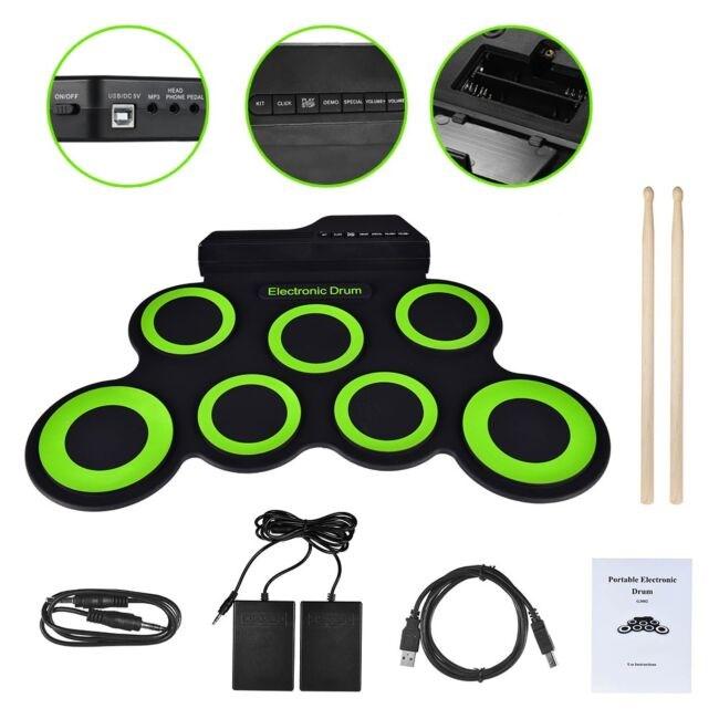 OEM SUPRIMO ROLL UP DRUM PAD – sammenrulleligt elektronisk trommesæt