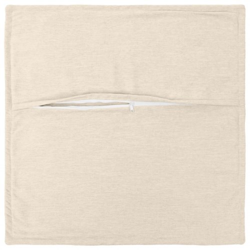Pudebetræk HOUTEN 6 stk. cremefarvet 35 x 35 cm i chenille