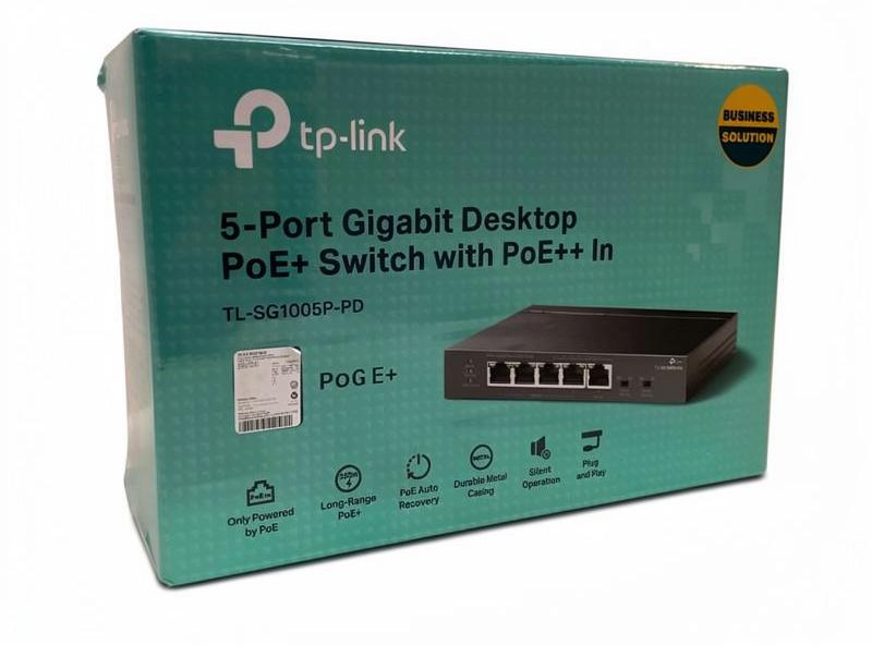 Tp-link Omada Tl-sg1005p-pd Network Switch Gigabit Ethernet (10/100/1000) Power Over Ethernet (poe) Black