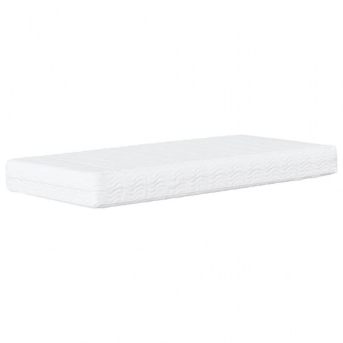 Skummadras 100×200 cm - vendbar H2/H3, hvid (OUTLET A)