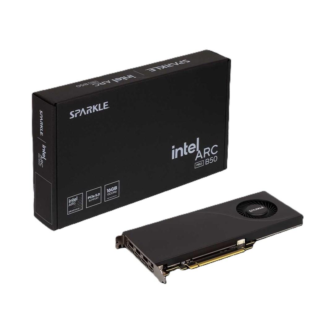 SPARKLE Intel Arc Pro B50 Blower 16GB GDDR6 Grafikkarte 4x DP