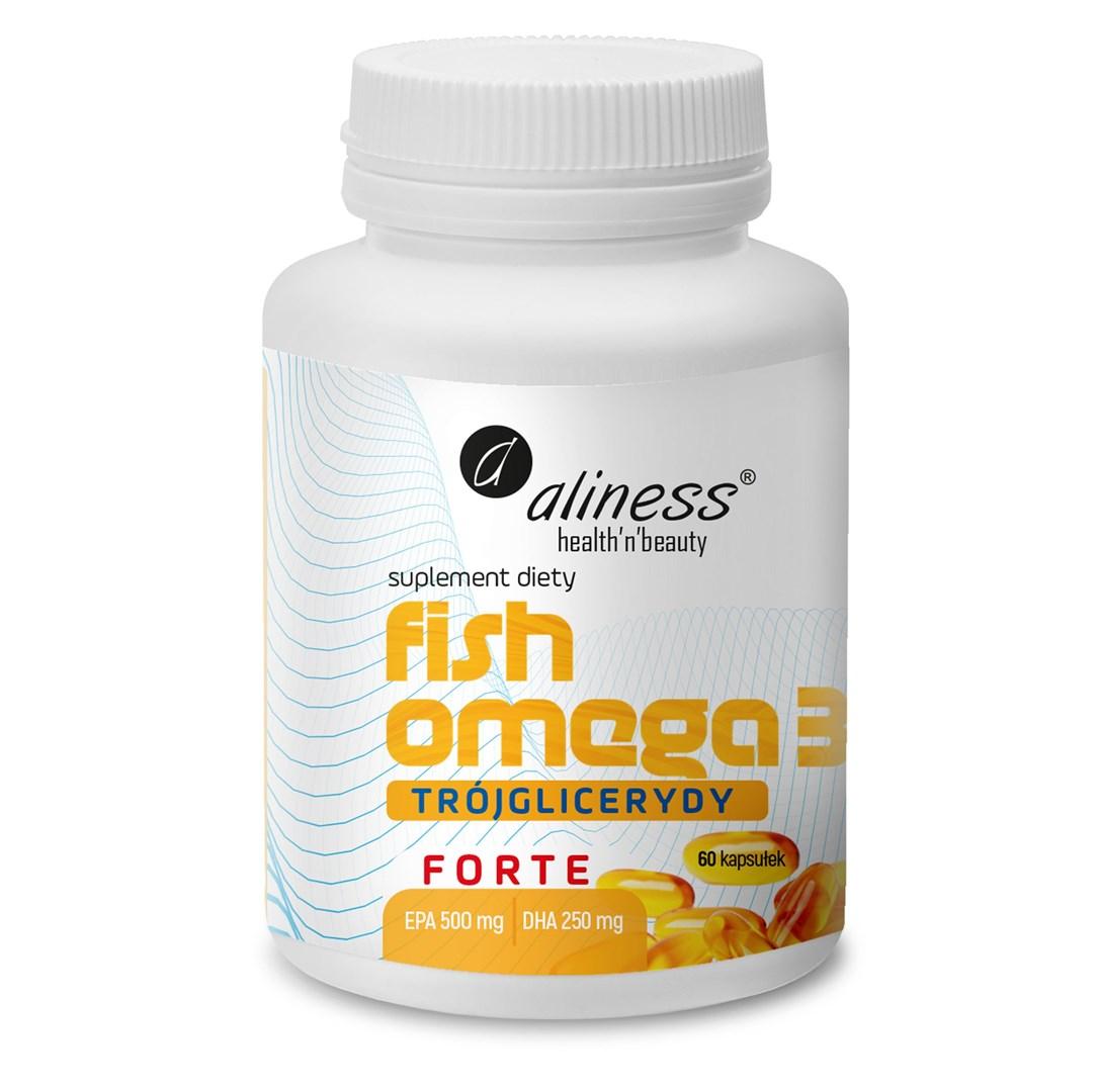 Aliness Fish Omega 3 FORTE Triglycerider 500/250 mg x 60 kapsler
