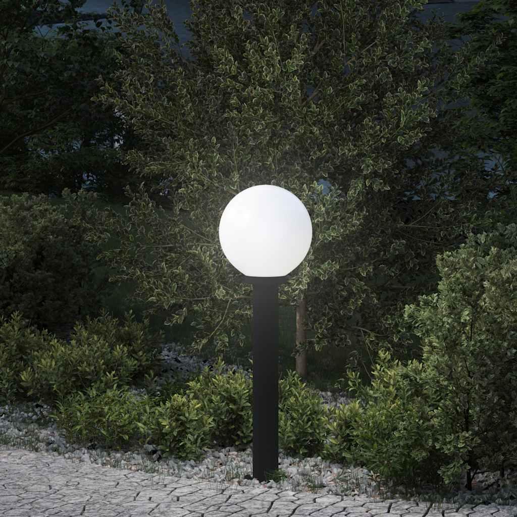 Pullertlampe 80 cm sort IP44 til udendørs brug