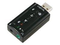 Eksternt lydkort LogiLink UA0078 USB 2.0 med Virtual 7.1