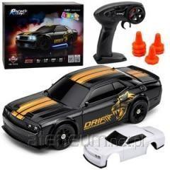 RC driftbil 4WD med udskiftelig karosseri 1:43 - sort