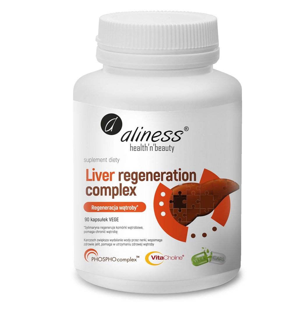 Aliness Liver Regeneration Complex kosttilskud - 90 kapsler