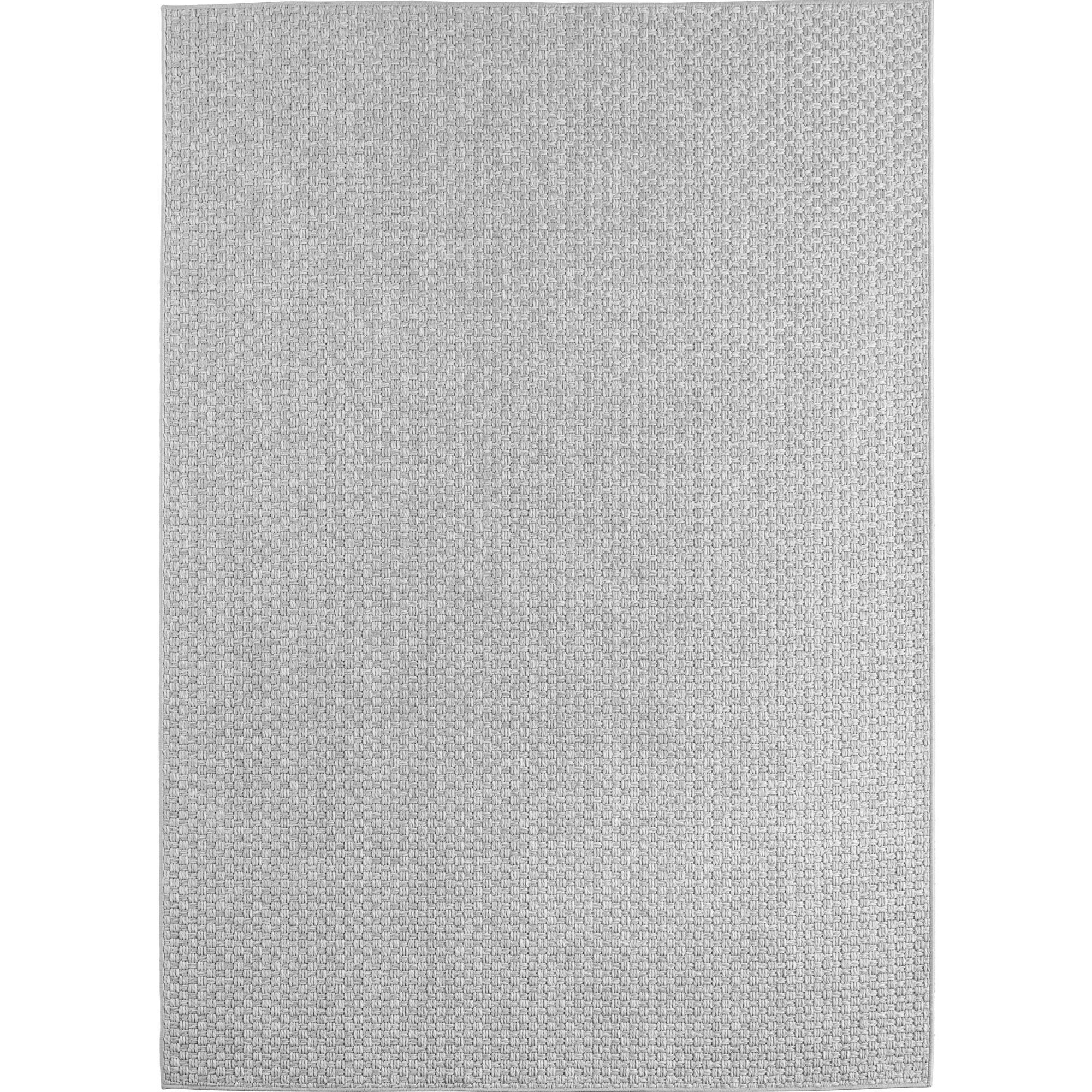 IBIZA unicolor grå rektangulært indendørs og udendørs tæppe 120 x 170 cm - 280 x 370 cm