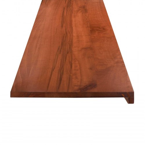 Vindueskarme 2 stk. brun 120 x 40 x 2 cm i massiv bøg