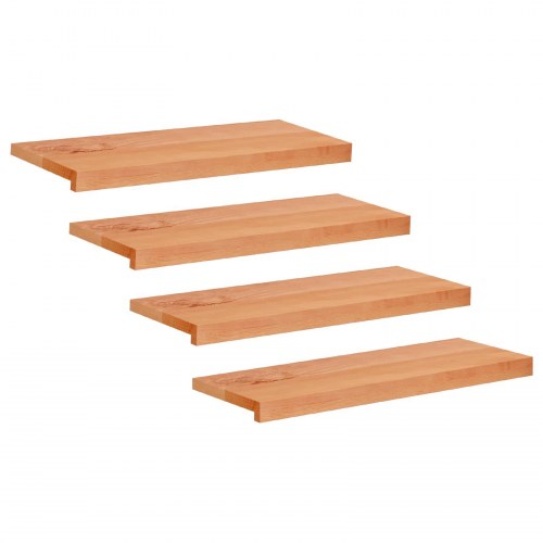 Trappetrin 4 stk. 80 x 25 x 2 cm i massiv bøg med lak
