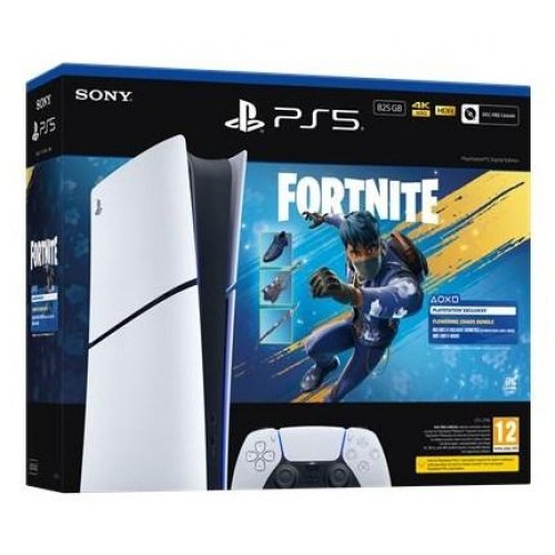 Sony PlayStation 5 Slim Digital Edition 825 GB med Fortnite Blooming Chaos