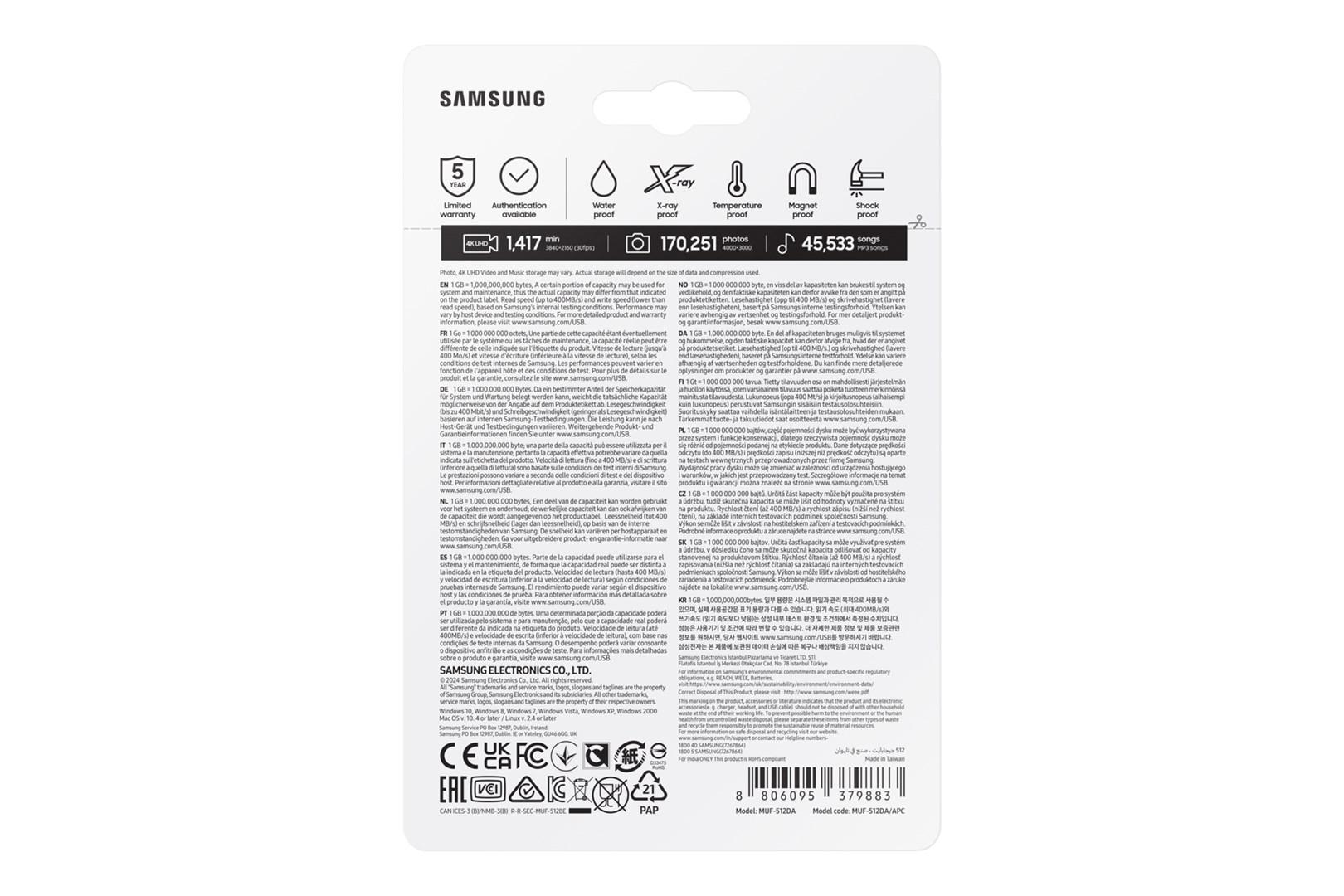 Samsung MUF-512DA USB-C flashdrev 512 GB blå