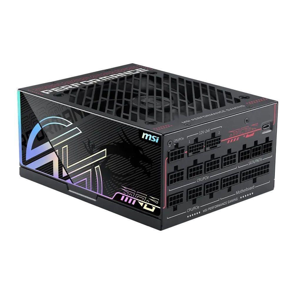 MSI MPG Ai1300TS PCIe 5 strømforsyning 1300 W