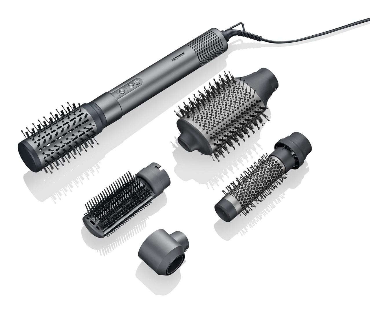 SEVERIN WL 0683 hårstylingsæt multistyler 1500 W - antracit/sølv