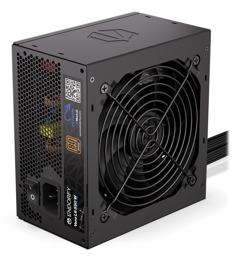 ENDORFY Vero L6 550 W ATX strømforsyning 24-pin - sort