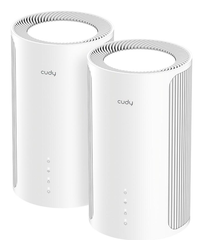 Cudy M11000 Wi-Fi 7 mesh-router 2-pak tri-band hvid