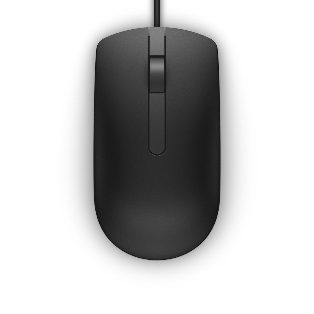 Dell MS116 kablet mus USB-A sort