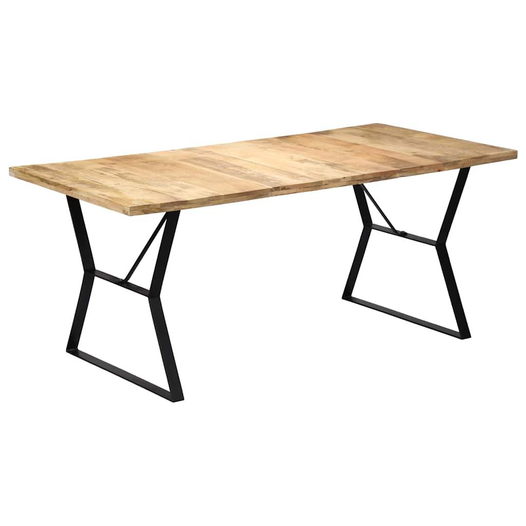 vidaXL spisebord 180x90x76 cm massivt mangotræ