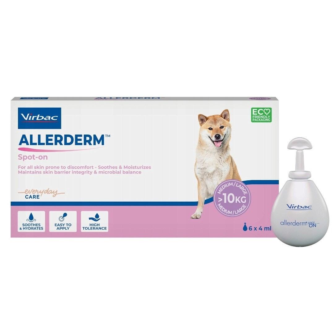 Virbac Allerderm Spot-On til hunde 6 x 4 ml