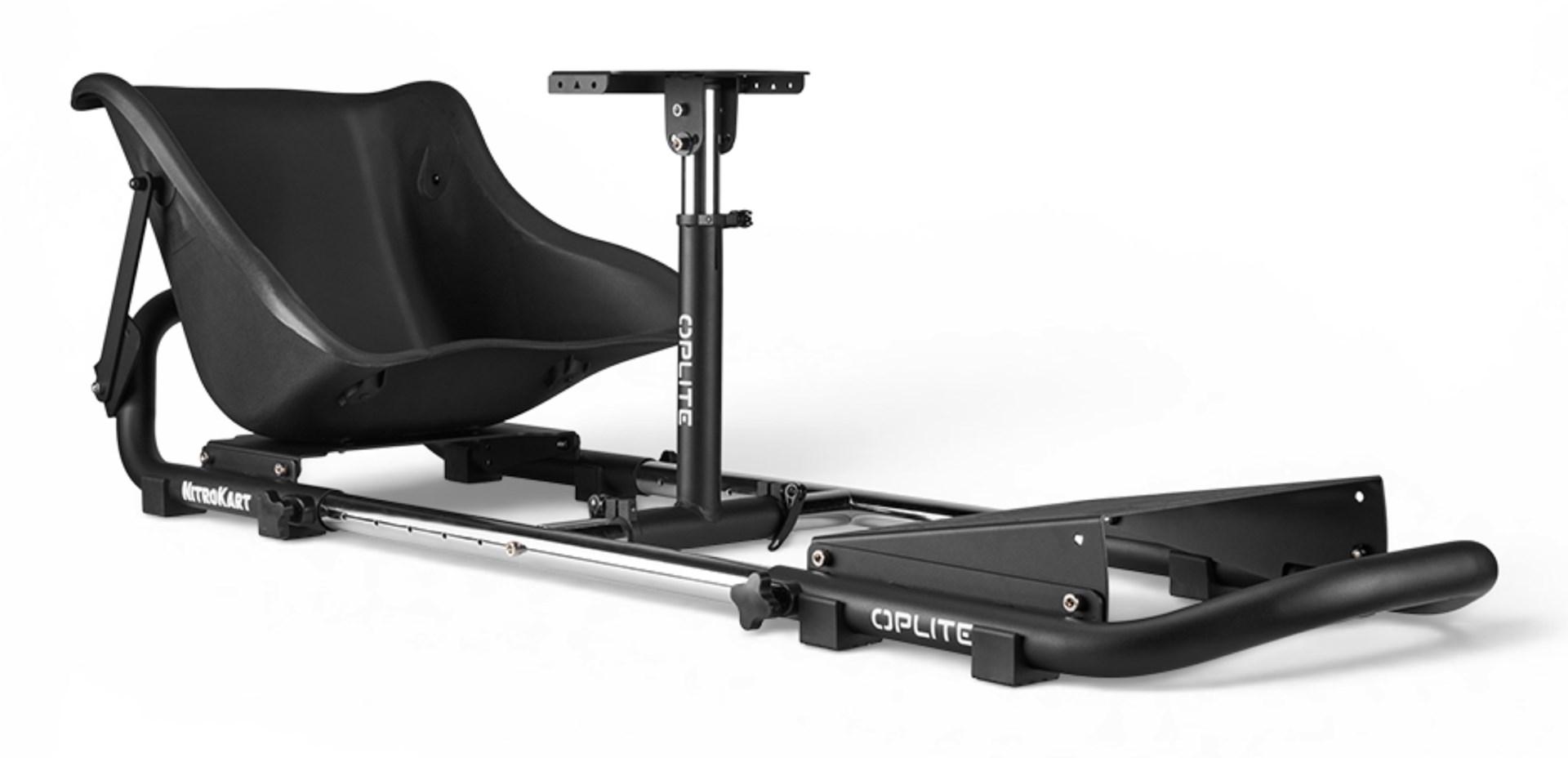 Oplite NitroKart racing cockpit til PC - sort