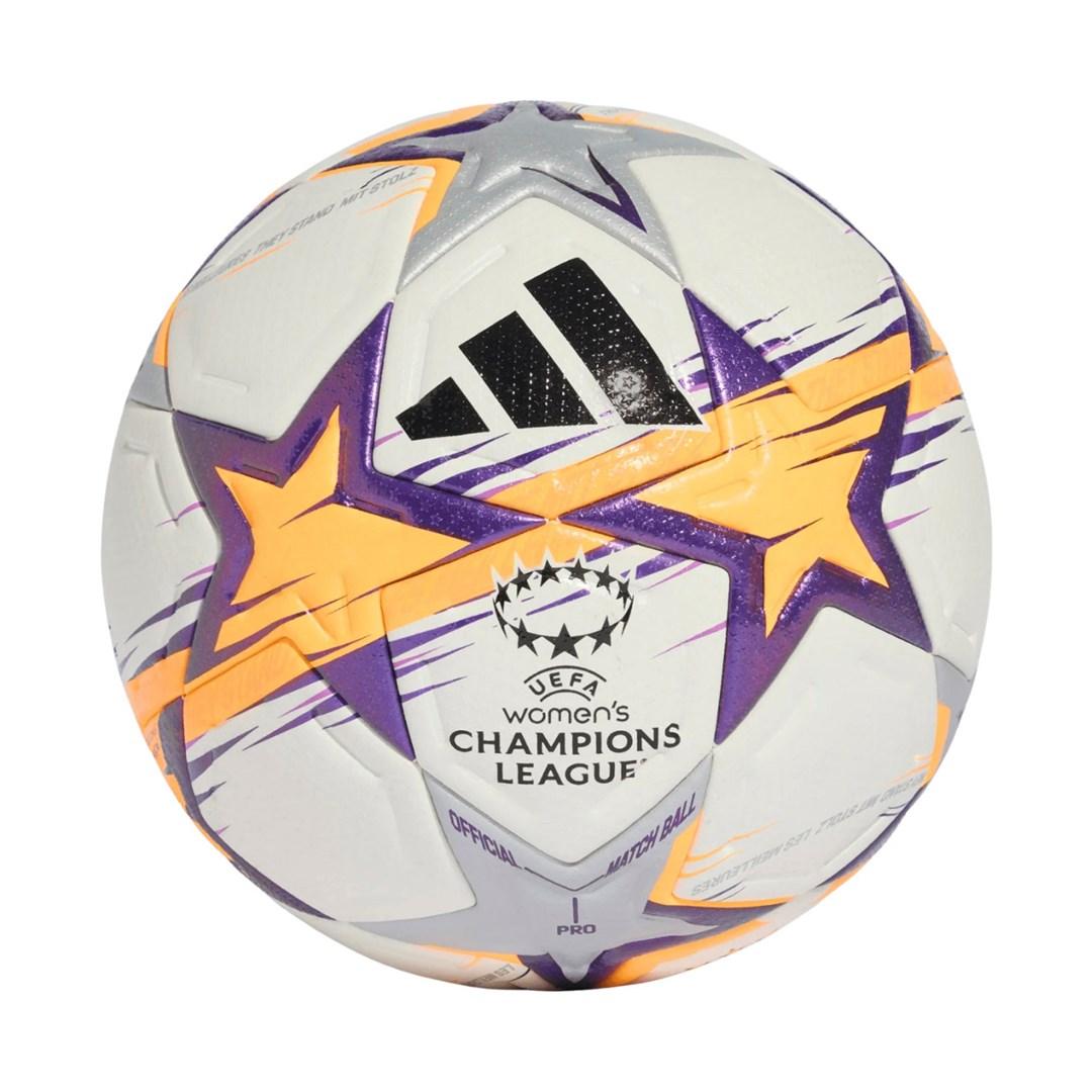 adidas UWCL Pro Official Match Ball str. 5 - hvid/orange/lilla fodbold