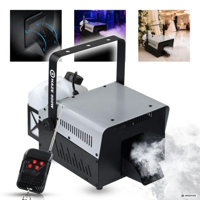 LIGHT4ME HAZE 900W røgmaskine og hazer med fjernbetjening