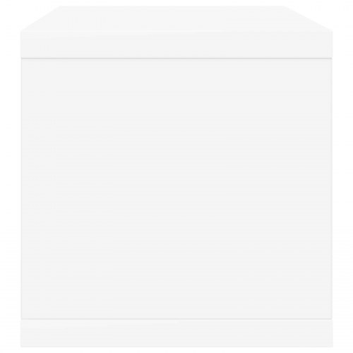 CD-opbevaringsrække - hvid 40 x 17 x 17 cm