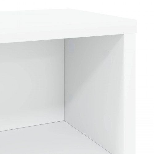 CD-opbevaringsrække - hvid 40 x 17 x 17 cm