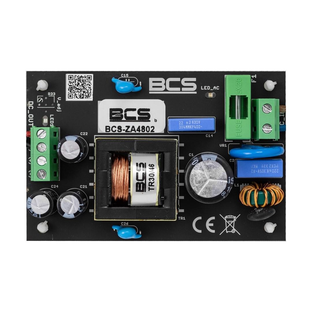BCS BCS-ZA4802 48V 2A 90W Power Supply with Protection for Installation
