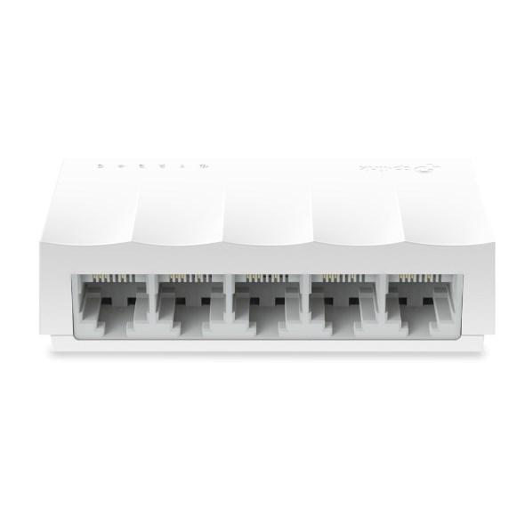 TP-Link LS1005 5-port Fast Ethernet-switch, hvid