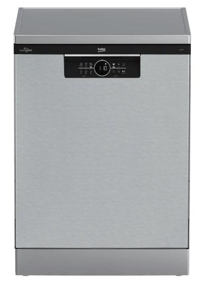 Beko BDFN26531X fritstående opvaskemaskine 15 kuverter 60 cm, stål, energiklasse D