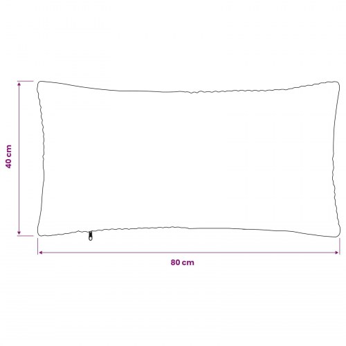 Pudebetræk ALMELO grøn 40 x 80 cm i cordfløjl, 2 stk