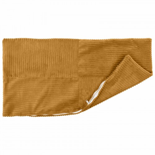 Pudebetræk 6 stk ALMELO gul 40 x 80 cm i cordfløjl