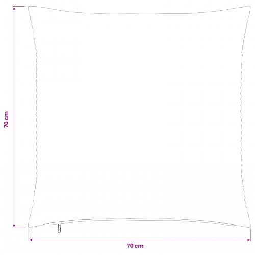 Pudebetræk 6 stk HEERLEN creme 70 x 70 cm i cordfløjl