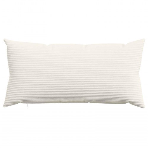 Pudebetræk 2 stk HEERLEN creme 40 x 80 cm i cordfløjl
